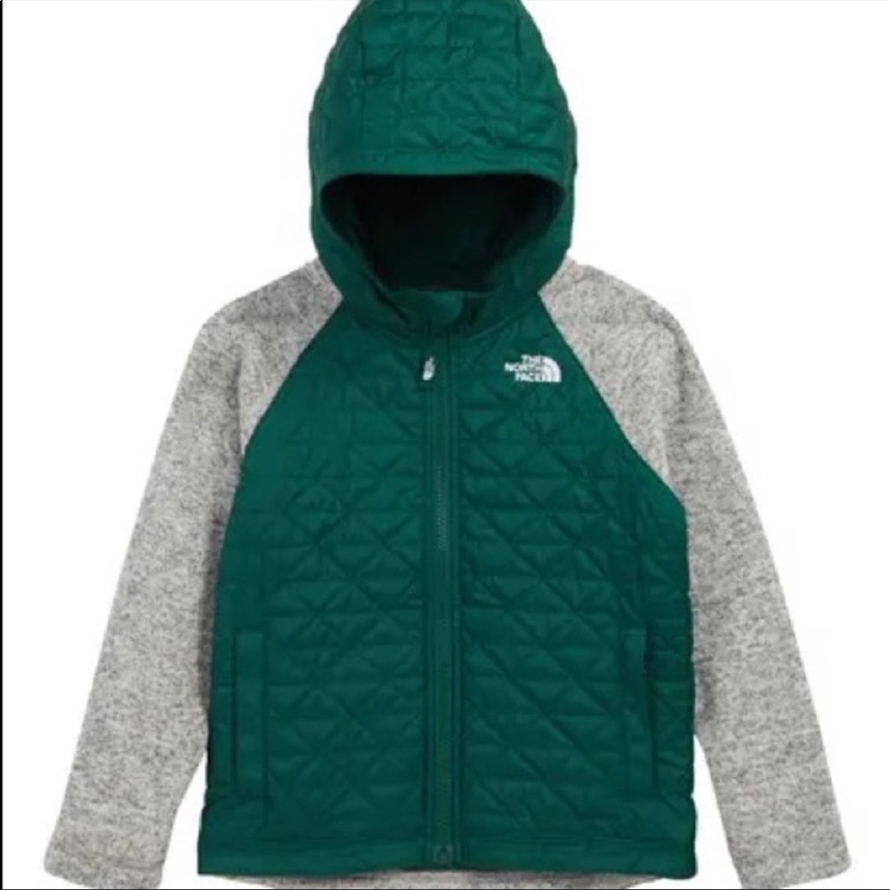 North face boys quilted fleece jacket